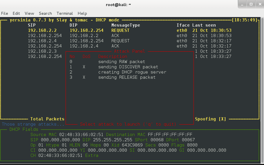 DHCP Starvation