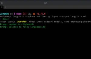 code2prompt : Streamlining LLM Prompt Generation From Codebases