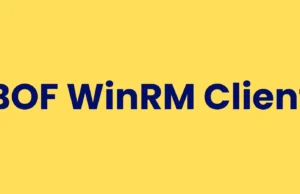 BOF WinRM Client : Advancing Stealth And Efficiency In Remote System Management