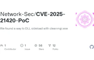 CVE-2025-21420 Proof-of-Concept : Elevation Of Privilege via Disk Cleanup Tool