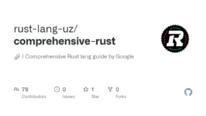 Comprehensive Rust : Tools And Workflow