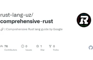Comprehensive Rust : Tools And Workflow