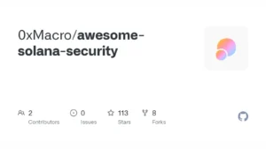Awesome Solana Security : Enhancing Program Development