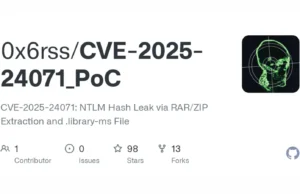 CVE-2025-24071_PoC : A Tool For Demonstrating NTLM Hash Leak Vulnerability