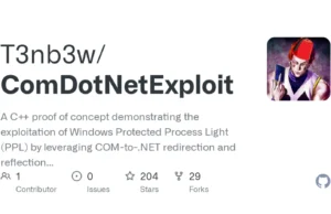 ComDotNetExploit : Exploiting Windows Protected Process Light (PPL)