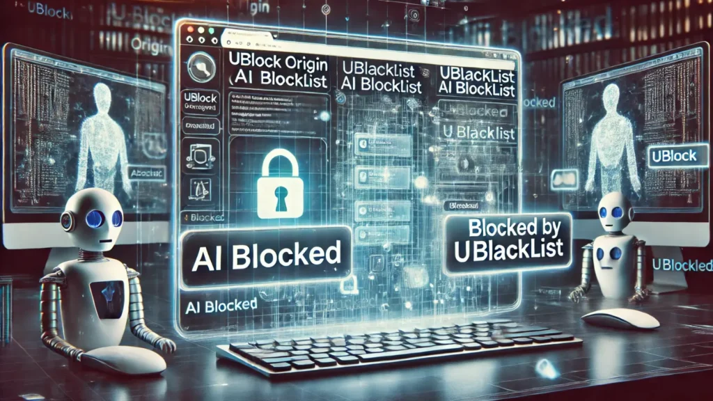 uBlock Origin And uBlacklist Huge AI Blocklist : Tools For A Cleaner Search Experience uBlock Origin And uBlacklist Huge AI Blocklist : Tools For A Cleaner Search Experience