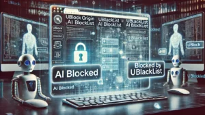 uBlock Origin And uBlacklist Huge AI Blocklist : Tools For A Cleaner Search Experience