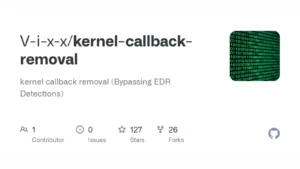 Kernel Callbacks Removal : Bypassing EDR Detections