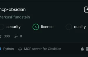 MCP Server For Obsidian : Enhancing AI Integration